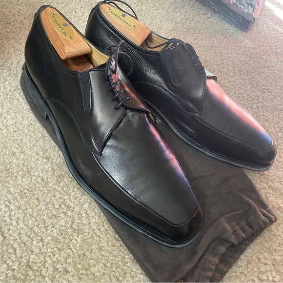 Bruno Magli RANUNCOLO Black Leather Dress Shoes Size 9 Bruno Magli Men 9 Shoes Leather Bruno Magli | Grailed main image 4